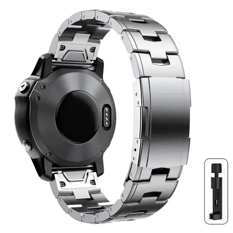 UltraTech Titanium Band for Garmin Watch 22mm 26mm