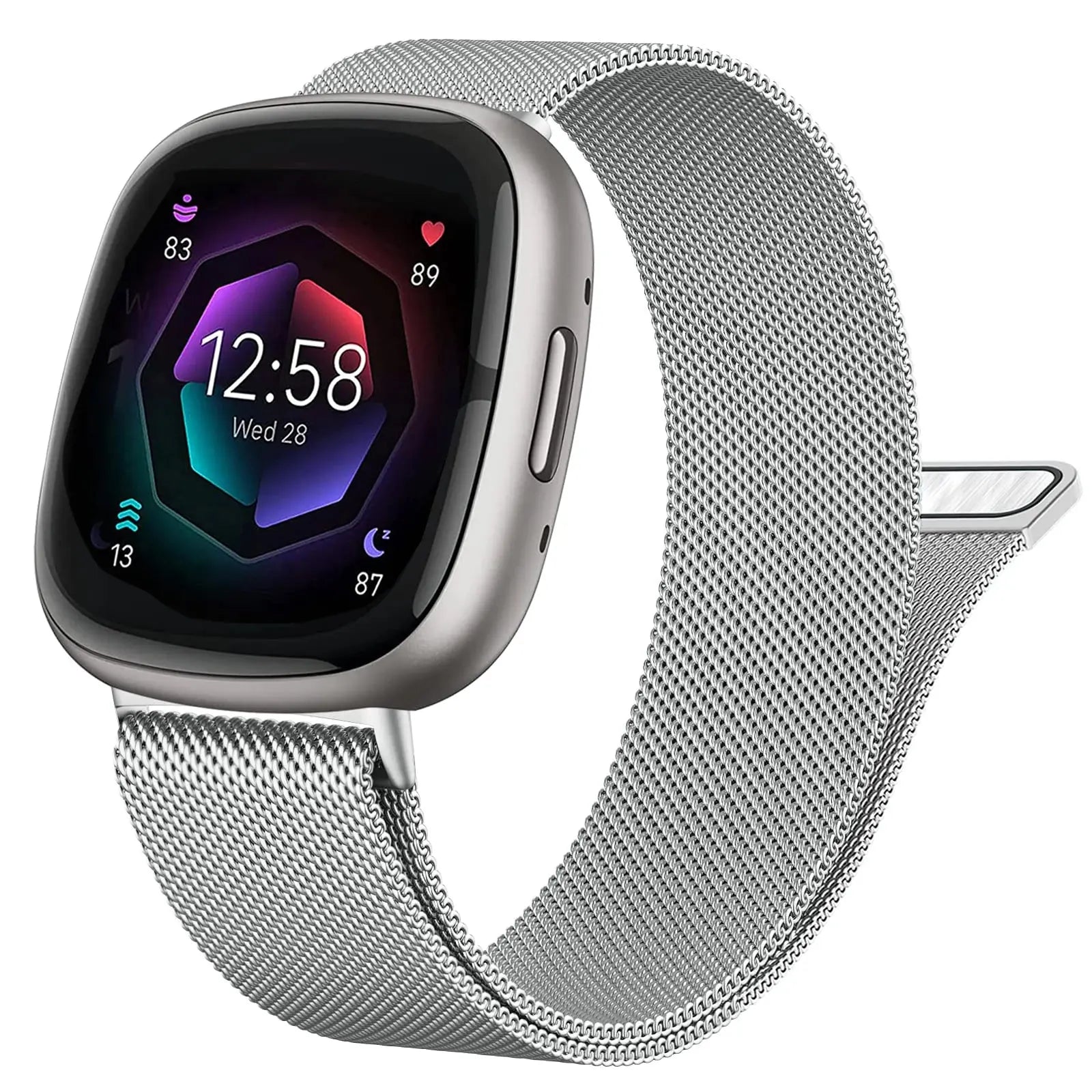 MagnetMesh Steel Mesh Band for Fitbit Versa Series - Pinnacle Luxuries