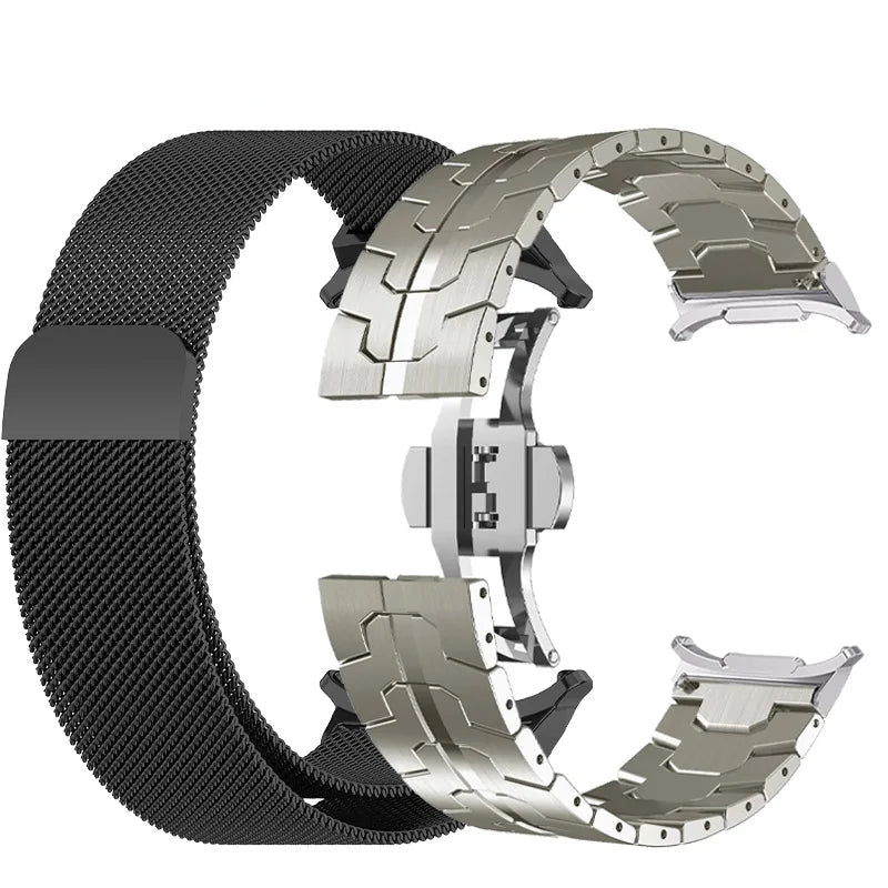 Titanium DuoFlex Band Set – The Ultimate 2-in-1 Upgrade for Samsung Galaxy Watch Ultra 47mm