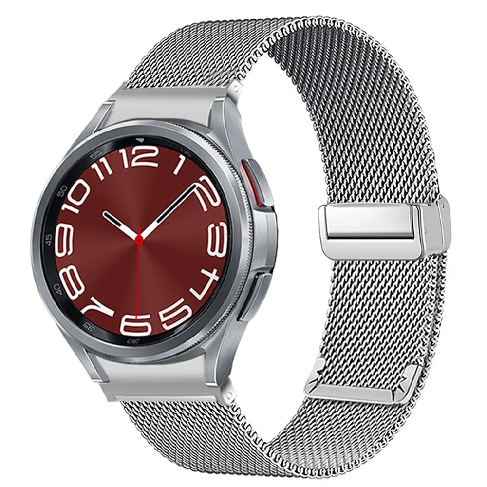 Quick Fit Stainless Steel Strap for Galaxy Watch 6/5/5pro 40mm 44mm 45mm Milanese for Samsung Galaxy Watch 6 Classic 43mm 47mm Pinnacle Luxuries
