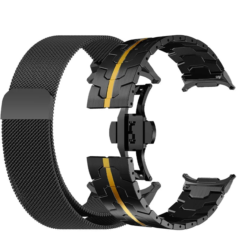 Titanium DuoFlex Band Set – The Ultimate 2-in-1 Upgrade for Samsung Galaxy Watch Ultra 47mm