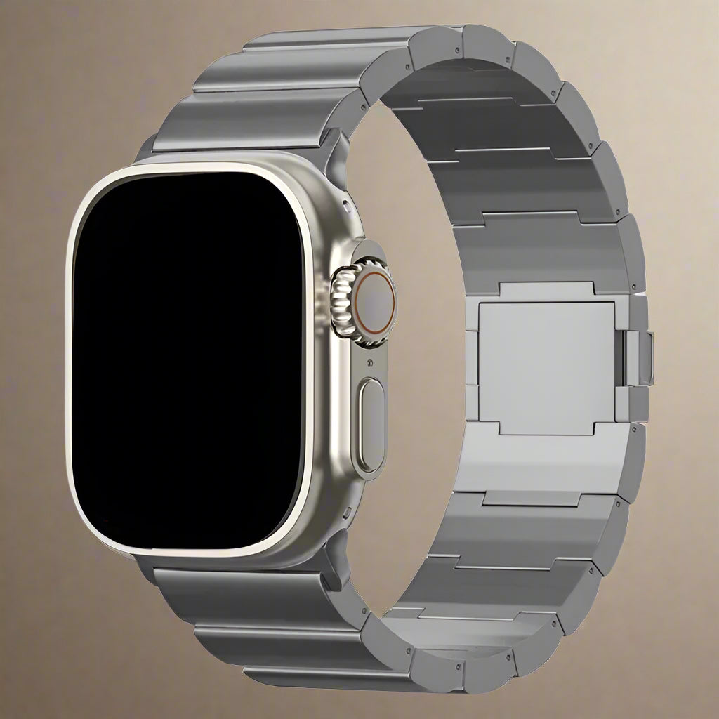 Titanium Strap for Apple Watch Ultra 2 1 49mm 45mm 44mm 38mm 40 41mm Magnetic Buckle Series 9 8 7 6 SE 5 4 3 2 Correa Bracelet Pinnacle Luxuries