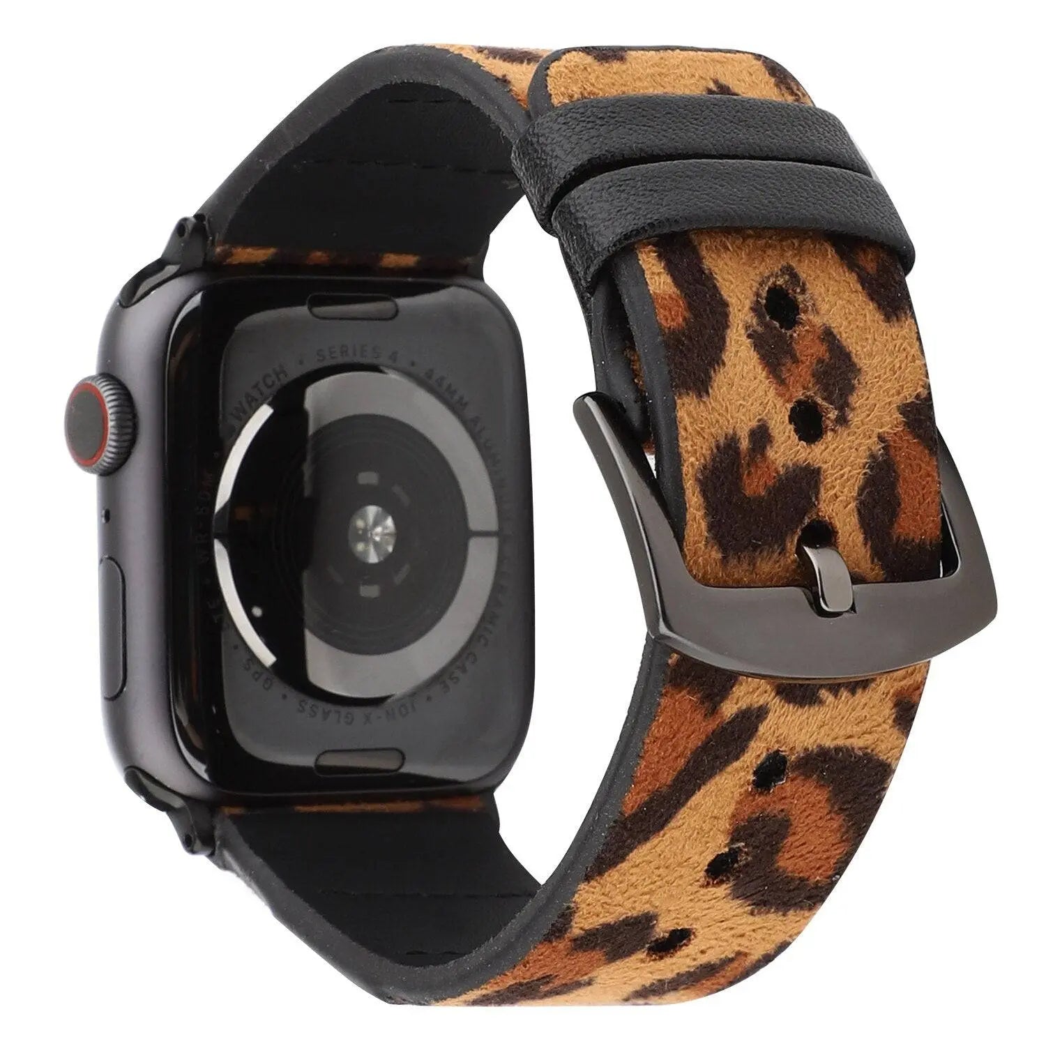Leather Leopard Women's Apple Watch Band - Pinnacle Luxuries