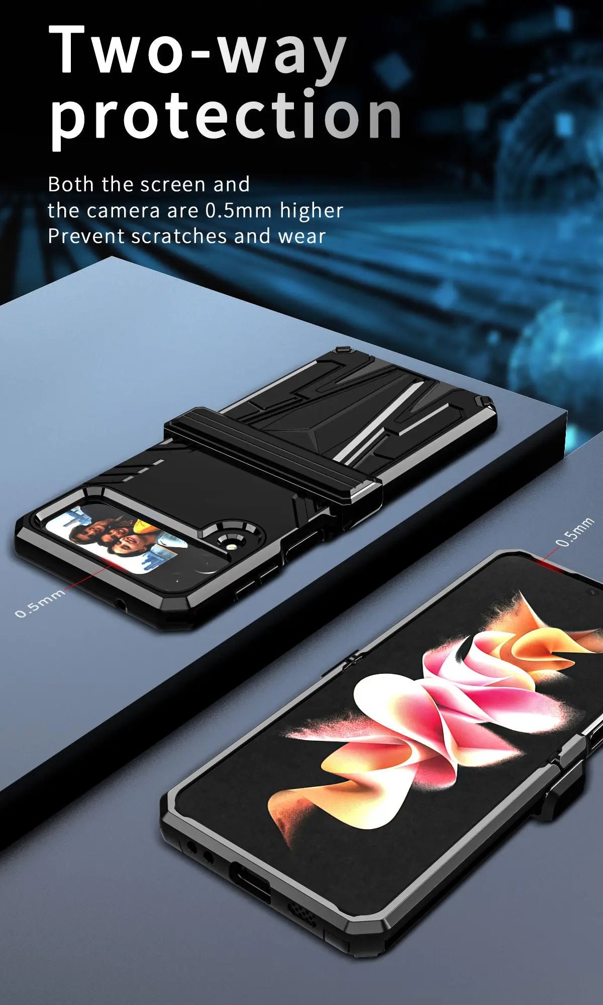 Pinnacle Armor 360 Case For Samsung Galaxy Z Flip 3 & 4 - Pinnacle Luxuries