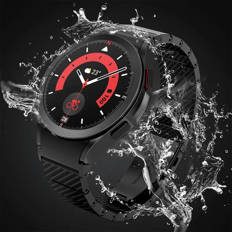Pinnacle Phantom Carbon Fiber Band For Samsung Galaxy Watch 5 / 5 Pro - Pinnacle Luxuries