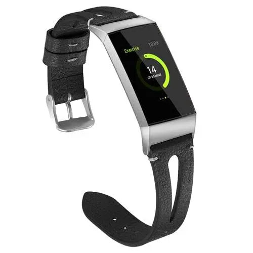 Fitbit Charge 3 & 4 Premiere Fashion Leather Band - Pinnacle Luxuries